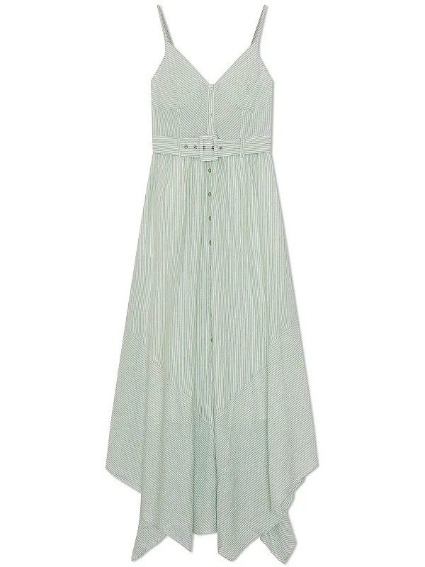 Trendsetter's Closet Leighton Womens Belted Long Sundress