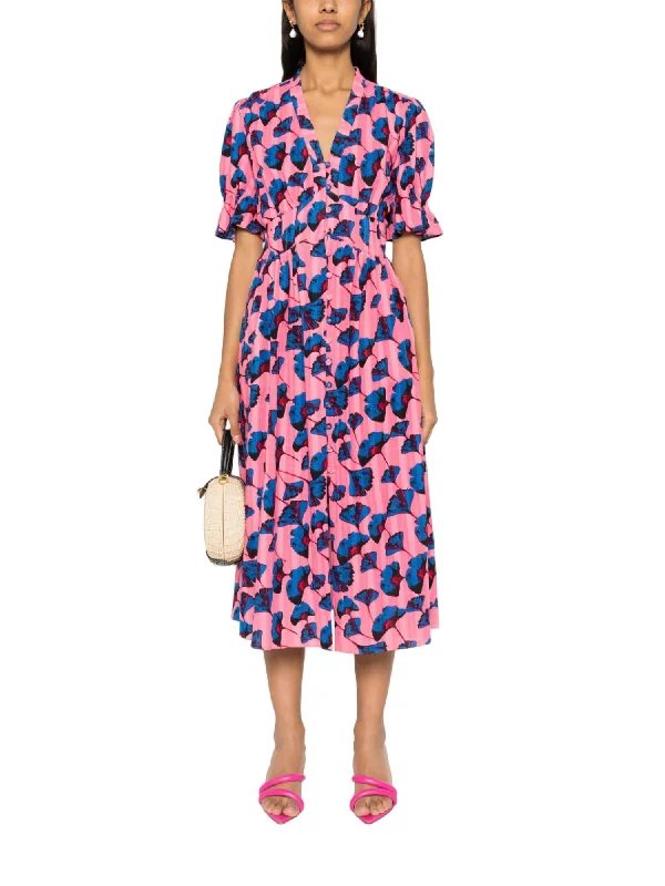 VIP Member Discount Erica Dress In Falling Gingko
