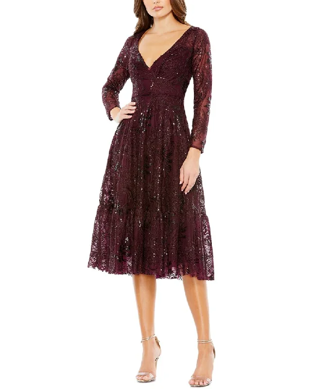 Y2K Nostalgic Fashion Look Mac Duggal Cocktail Dress