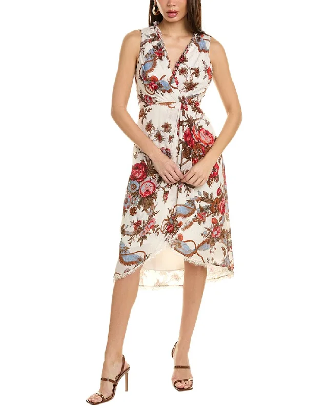 Bold and Elegant Women's Fashion Kobi Halperin Carine Printed High-Low Dress