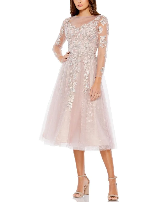 Modern Glamour Mac Duggal Embellished Cocktail Dress