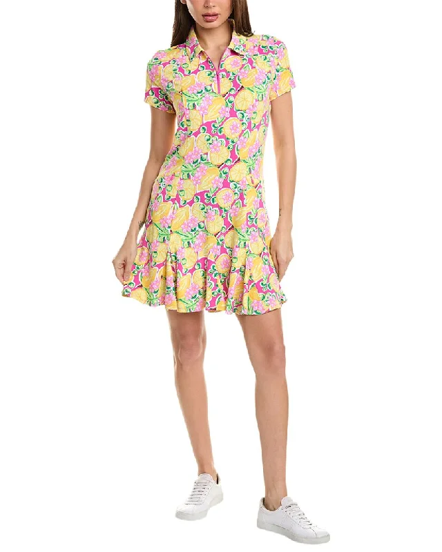 Shop Trendy And Timeless Outfits At Special Prices IBKUL Short Sleeve Godet Dress